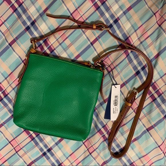NWT Dooney & Bourke Letter Carrier in Green - Picture 3 of 7